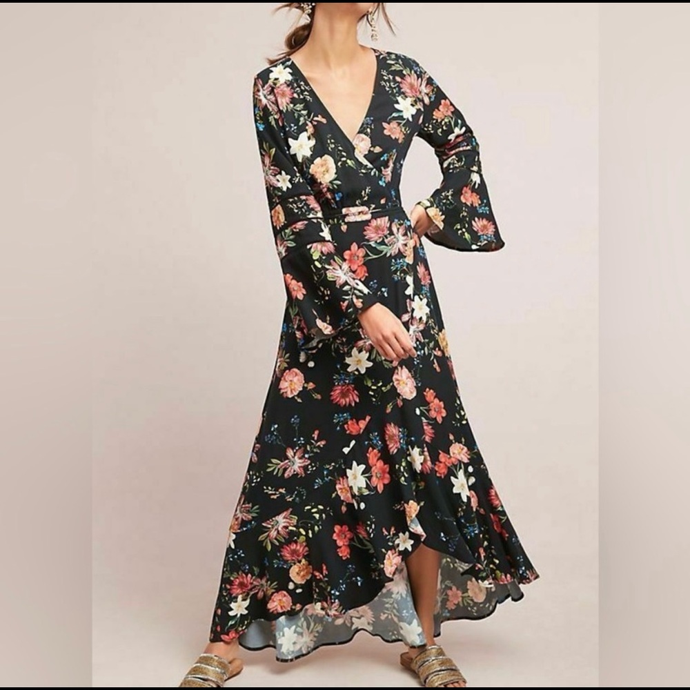 FARM Rio Brazil Black Floral dress- small NWT!!!